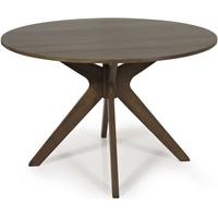 Serene Waltham Walnut Dining Table - 120cm Round Fixed Top