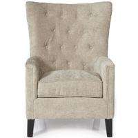 Serene Dunbar Mink Fabric Chair