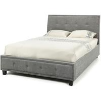 Serene Wesley Steel Fabric Ottoman Bed