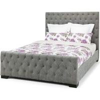 Serene Lillian Steel Fabric Bed