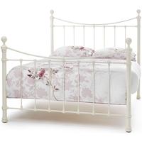 Serene Precious Ethan Ivory Gloss Metal Bed