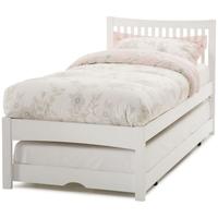 Serene Hevea Wood Mya Opal White Guest Bed