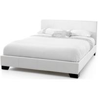 Serene Parma White Faux Leather Bed