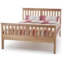 serene salisbury solid oak bed high foot end