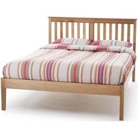 serene salisbury solid oak bed low foot end