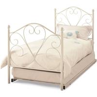 Serene Isabelle White Gloss Metal Guest Bed