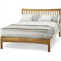 serene hevea wood mya honey oak bed