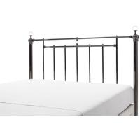 serene precious clara black nickel metal headboard