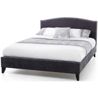 Serene Charlotte Charcoal Fabric Bed