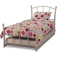 Serene Penny White Gloss Metal Guest Bed
