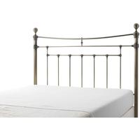 Serene Precious Edmond Antique Brass Metal Headboard