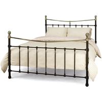 Serene Edwardian ll Black with Antique Bronze Metal Bed