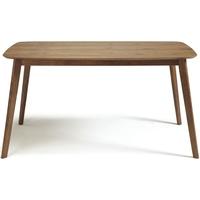 Serene Westminister Walnut Dining Table - 150cm Fixed Top