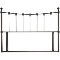 serene marseilles black metal headboard