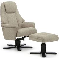 Serene Mysen Latte Fabric Recliner Chair