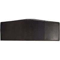 serene rosa black faux leather headboard