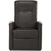 Serene Brevik Brown Faux Leather Recliner Chair