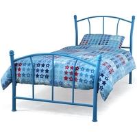 Serene Penny Blue Metal Bed - 3ft Single