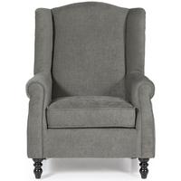 Serene Ayr Grey Fabric Chair