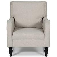 Serene Dundee Latte Fabric Chair