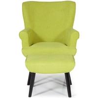 Serene Oban Green Fabric Chair