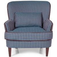 Serene Moffat Blue Fabric Chair