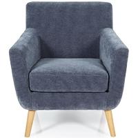 Serene Kelso Blue Fabric Chair