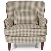 Serene Moffat Cream Fabric Chair