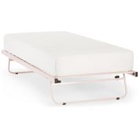 Serene Pink Gloss Metal Guest Bed