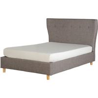 Seconique Regal 4ft 6in Grey Fabric Bed