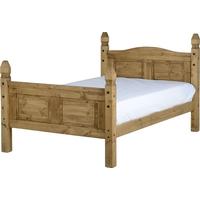 Seconique Corona Mexican Waxed Pine Bed - High Foot End