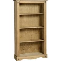 seconique corona mexican waxed pine bookcase medium