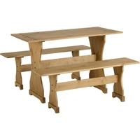 seconique corona mexican waxed pine dinette set