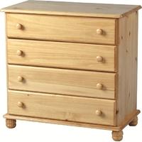 seconique sol 4 drawer chest in antique pine