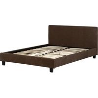 Seconique Prado 5ft King Size Dark Brown Fabric Bed