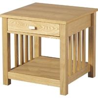 Seconique Ashmore 1 Drawer Lamp Table