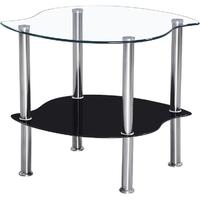 Seconique Colby Clear Glass Lamp Table