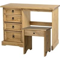 Seconique Corona Mexican Waxed Pine Dressing Table and Stool