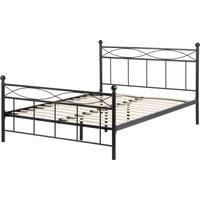 Seconique Corbin Black 4ft 6in Double Bed