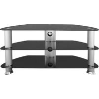 Seconique Harley Black Glass TV Stand