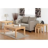 seconique oakleigh long john natural oak veneer occasional set