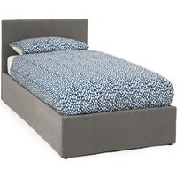 Serene Evelyn Steel Fabric Ottoman Bed - 3ft Single