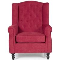 Serene Perth Red Fabric Chair