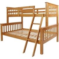 seconique neptune antique pine triple sleeper bunk bed