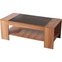 Seconique Hollywood Coffee Table in Walnut Veneer and Black Gloss