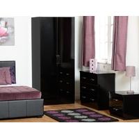 Seconique Charisma Black Gloss Bedroom Set