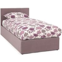 Serene Evelyn Lavendar Fabric Ottoman Bed - 3ft Single