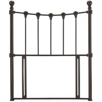 serene marseilles black metal headboard 3ft single