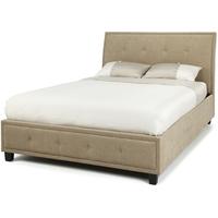 Serene Wesley Mink Fabric Ottoman Bed