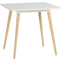 Seconique Julian White and Natural Dining Table
